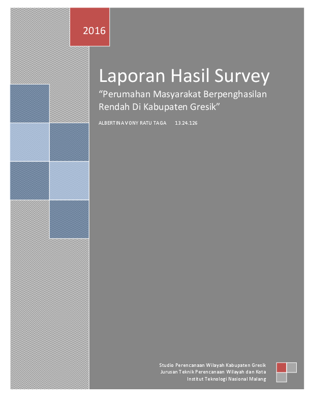 Detail Contoh Laporan Survey Nomer 24