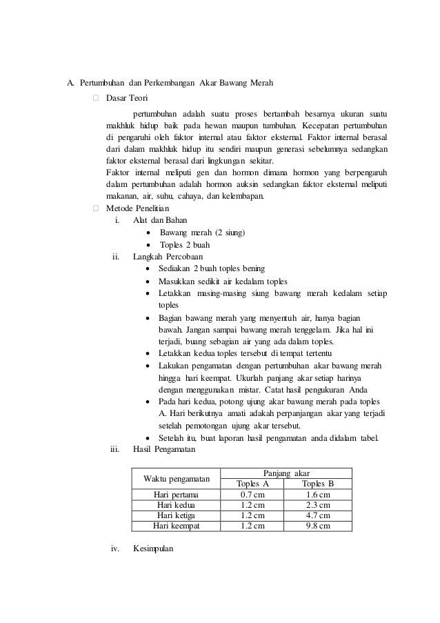 Detail Contoh Laporan Tanaman Bawang Merah Nomer 3