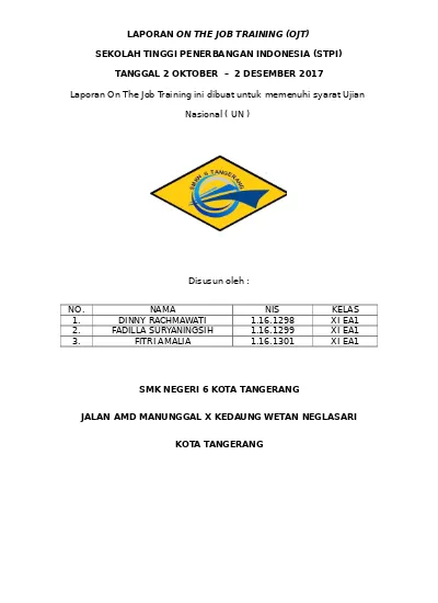 Detail Contoh Laporan Training Nomer 55