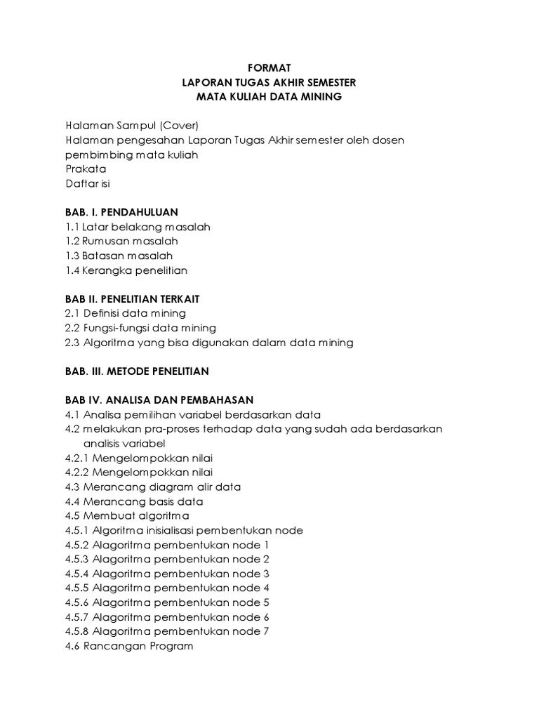 Detail Contoh Laporan Tugas Kuliah Nomer 5