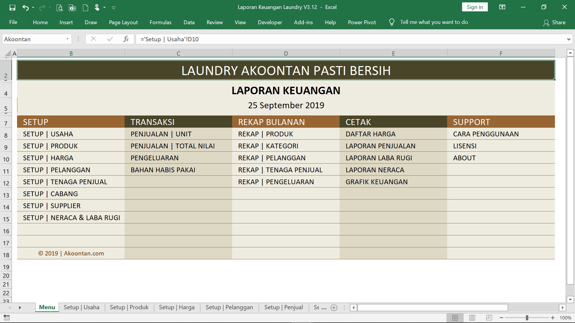 Detail Contoh Laporan Usaha Laundry Nomer 15