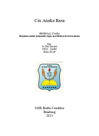 Detail Contoh Laporan Usaha Makanan Nomer 49