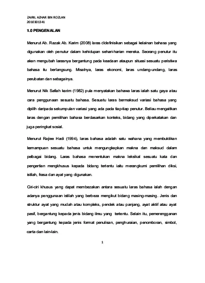 Detail Contoh Laras Ilmiah Nomer 30