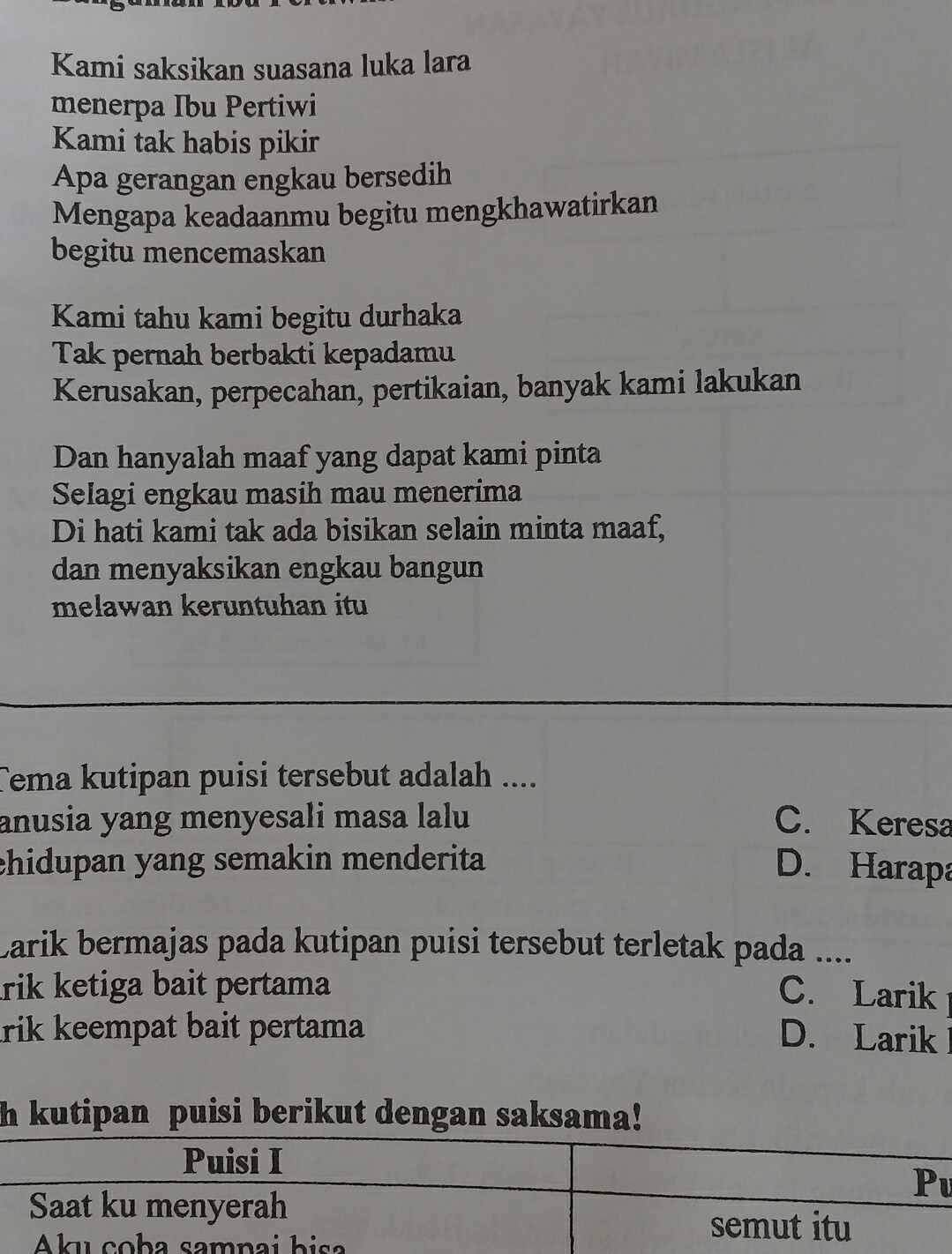 Detail Contoh Larik Bermajas Nomer 5