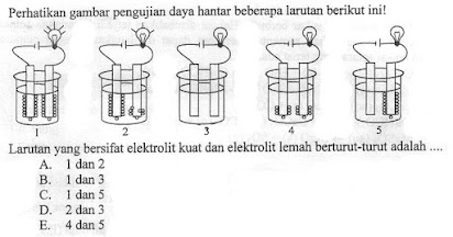 Detail Contoh Larutan Elektrolit Lemah Nomer 14