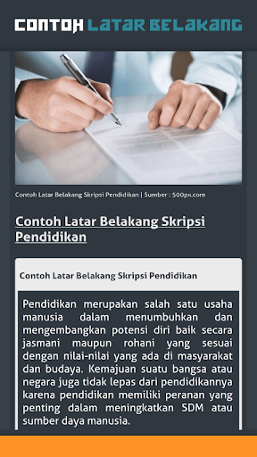 Detail Contoh Latar Belakang Skripsi Nomer 44