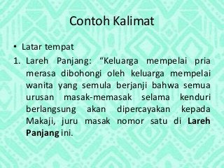 Detail Contoh Latar Waktu Nomer 9