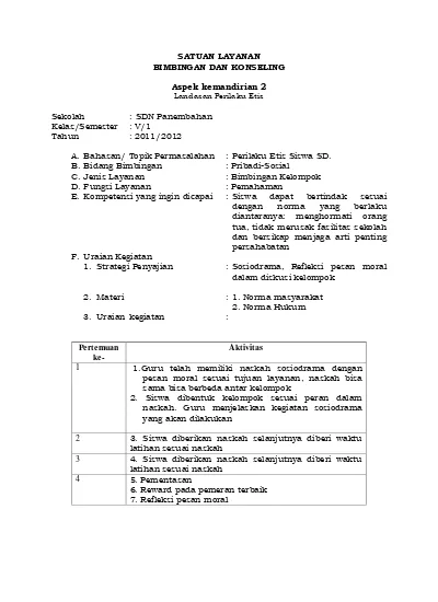 Detail Contoh Layanan Orientasi Nomer 23