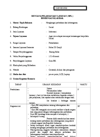 Detail Contoh Layanan Orientasi Nomer 30