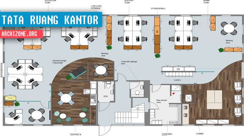 Detail Contoh Layout Kantor Nomer 6