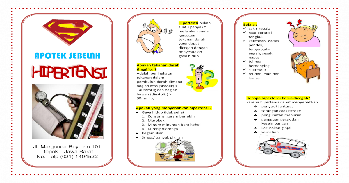 Detail Contoh Leaflet Hipertensi Nomer 11