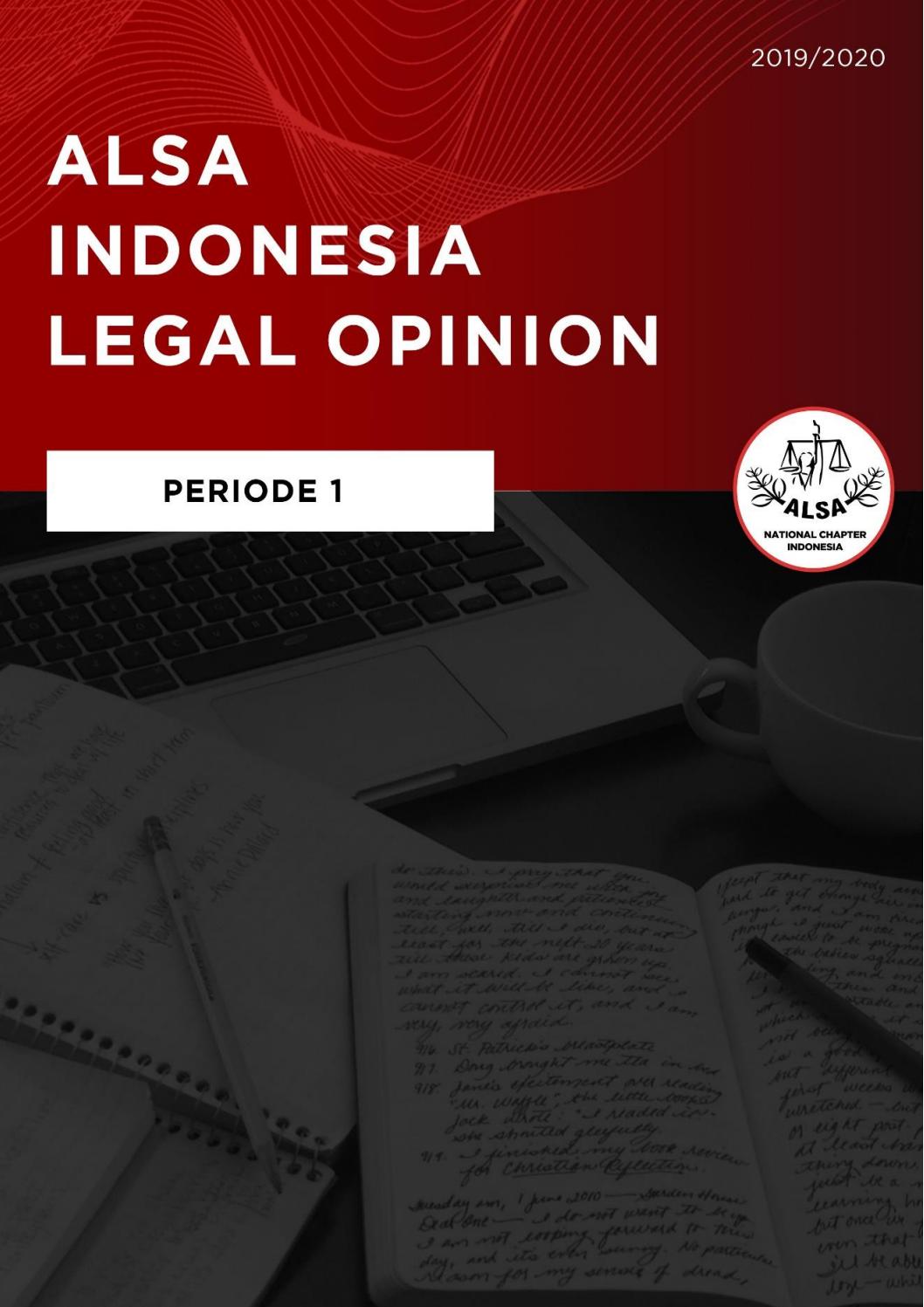 Detail Contoh Legal Opinion Pidana Nomer 33
