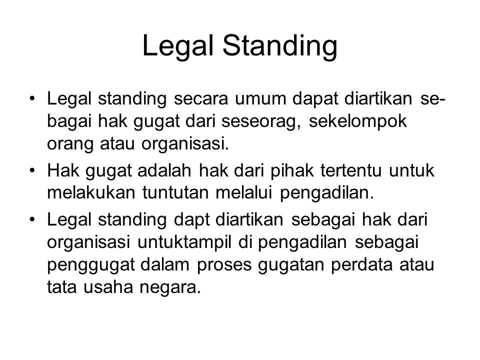 Detail Contoh Legal Standing Nomer 16
