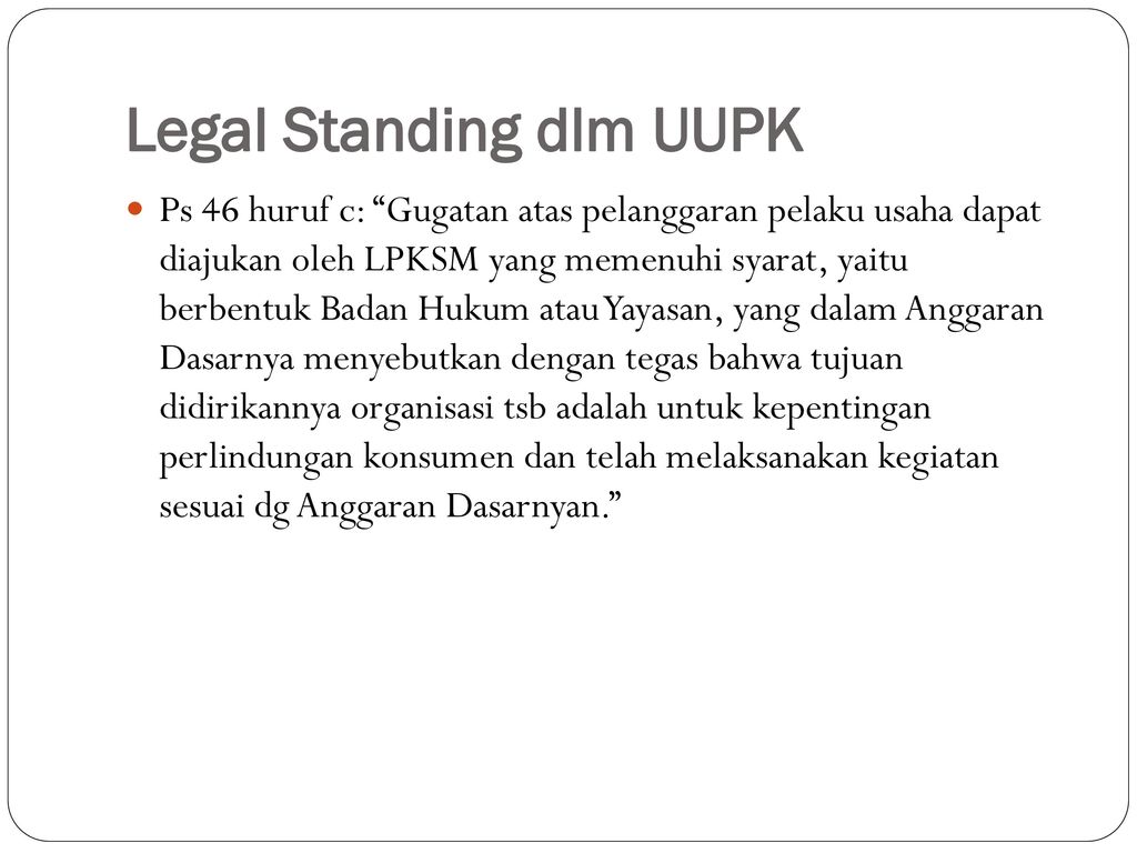 Detail Contoh Legal Standing Nomer 9