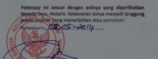 Detail Contoh Legalisasi Notaris Nomer 10