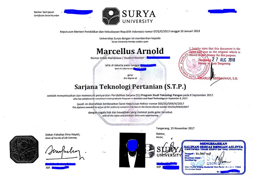 Detail Contoh Legalisir Ijazah Nomer 40