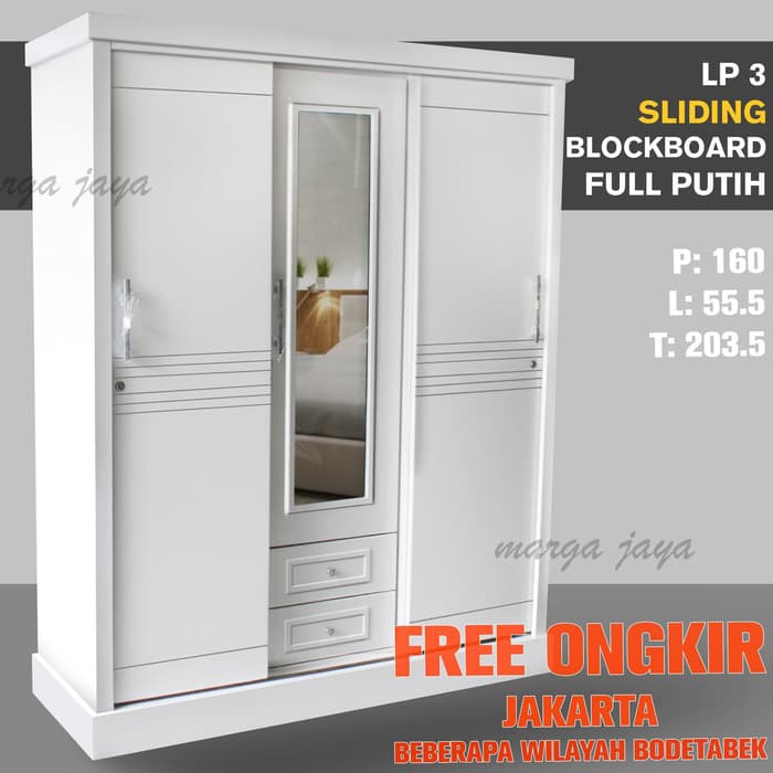 Detail Contoh Lemari Pakaian 3 Pintu Nomer 32