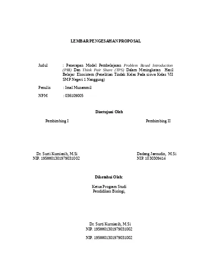 Detail Contoh Lembar Pengesahan Proposal Nomer 14