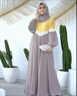 Detail Contoh Lengan Gamis Nomer 27