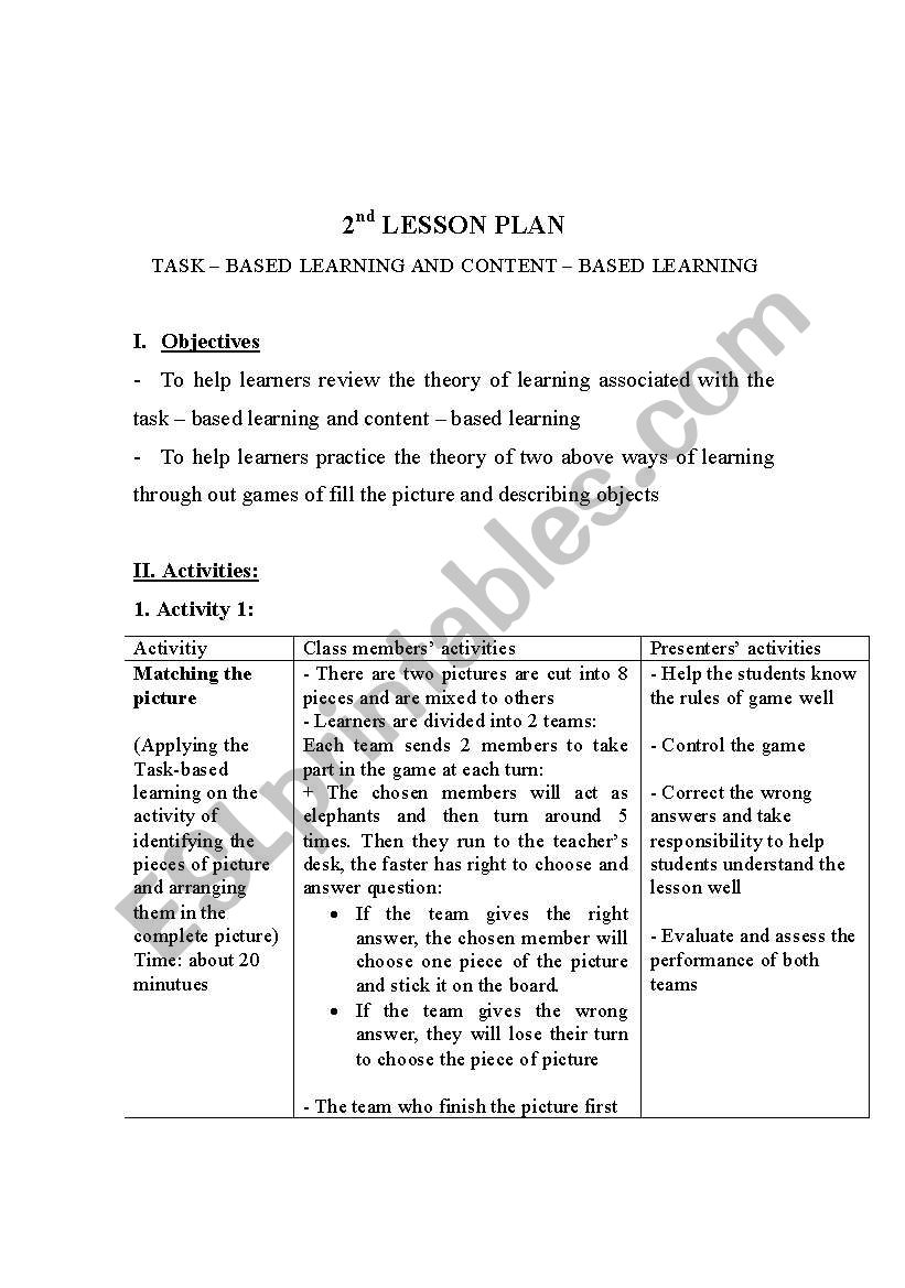 Detail Contoh Lesson Plan Nomer 12