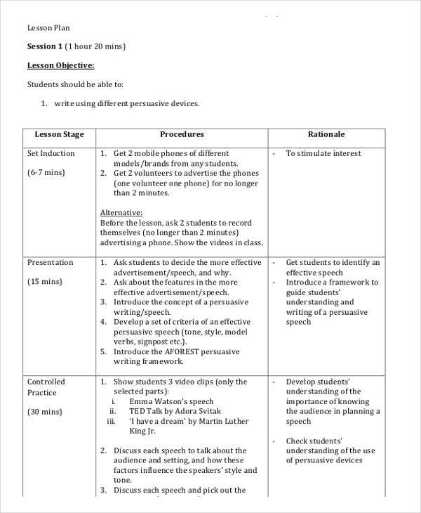 Detail Contoh Lesson Plan Nomer 23