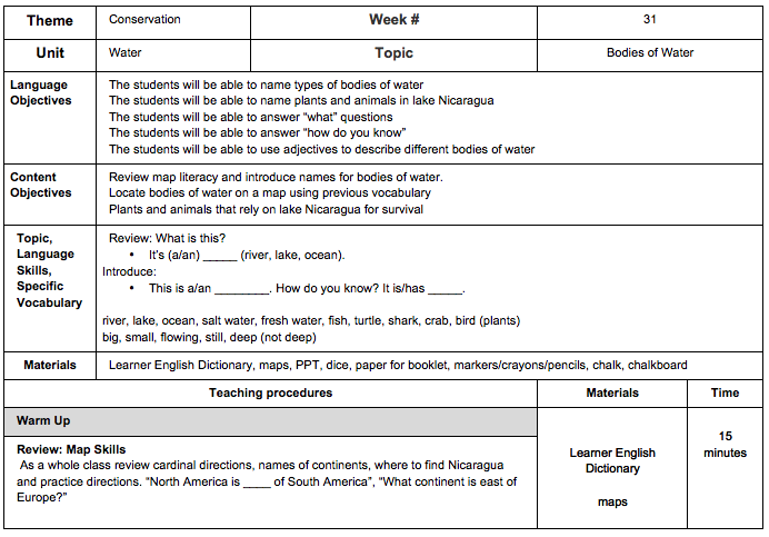 Detail Contoh Lesson Plan Nomer 51