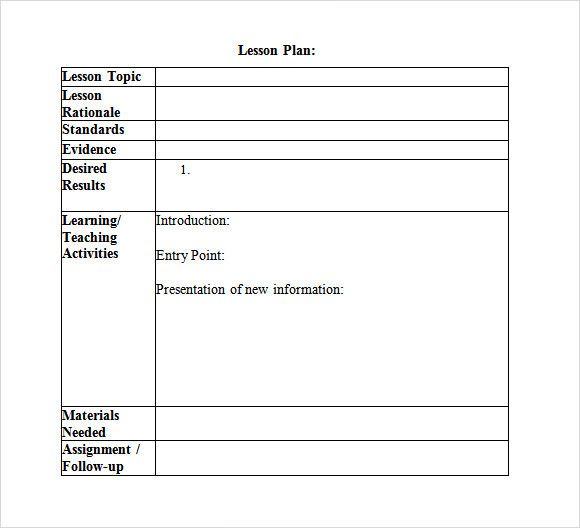 Detail Contoh Lesson Plan Nomer 53