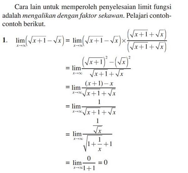 Detail Contoh Limit Tak Hingga Nomer 28