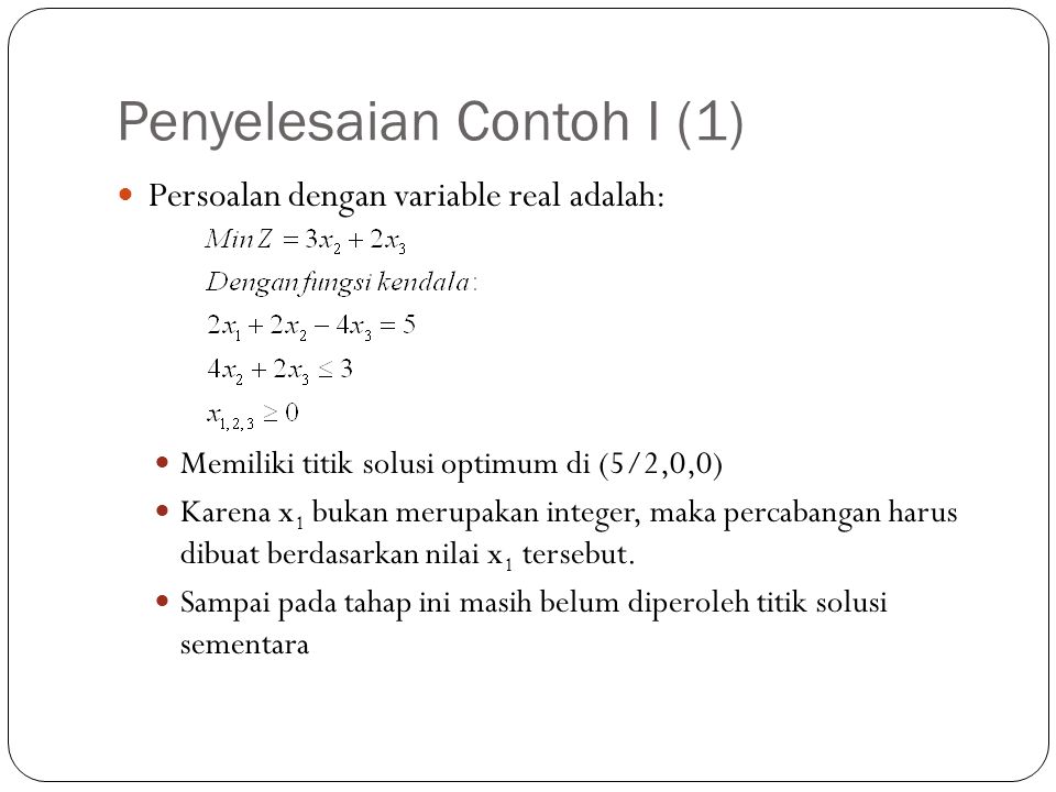 Contoh Linear Programming - KibrisPDR