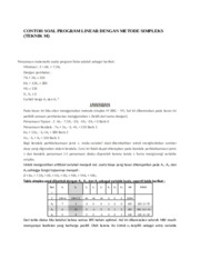 Detail Contoh Linear Programming Nomer 52