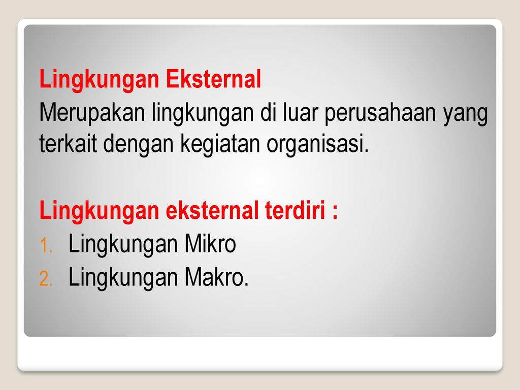 Detail Contoh Lingkungan Eksternal Nomer 11