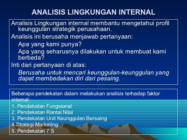 Detail Contoh Lingkungan Internal Dan Eksternal Perusahaan Nomer 10