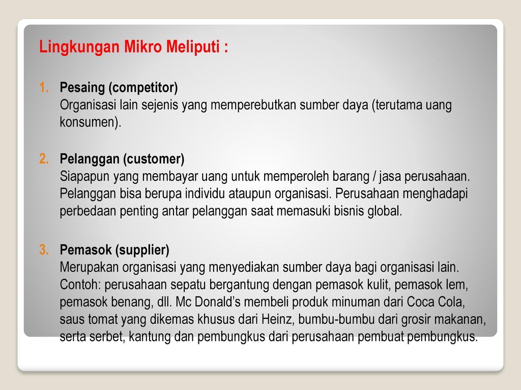 Detail Contoh Lingkungan Internal Dan Eksternal Perusahaan Nomer 16