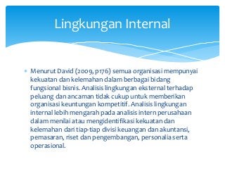 Detail Contoh Lingkungan Internal Perusahaan Nomer 2