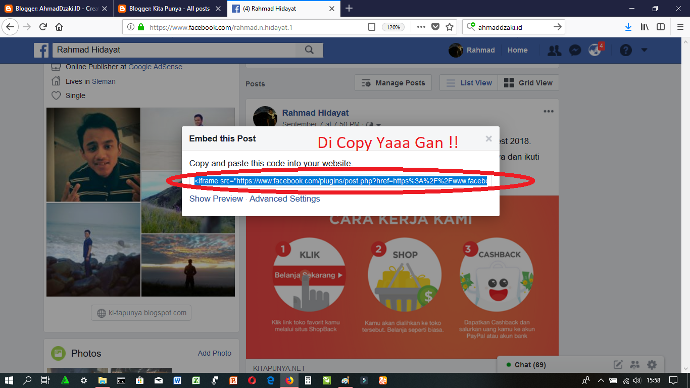 Detail Contoh Link Facebook Nomer 9
