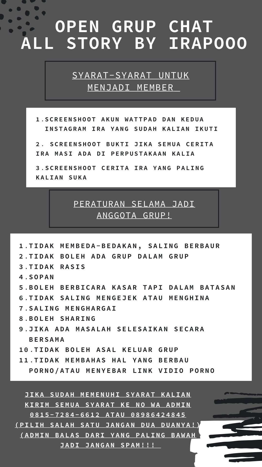 Detail Contoh List Rp Wa Nomer 11