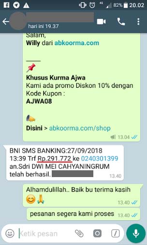 Detail Contoh List Rp Wa Nomer 35