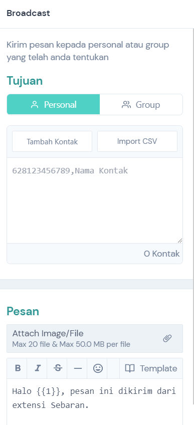Detail Contoh List Rp Wa Nomer 47