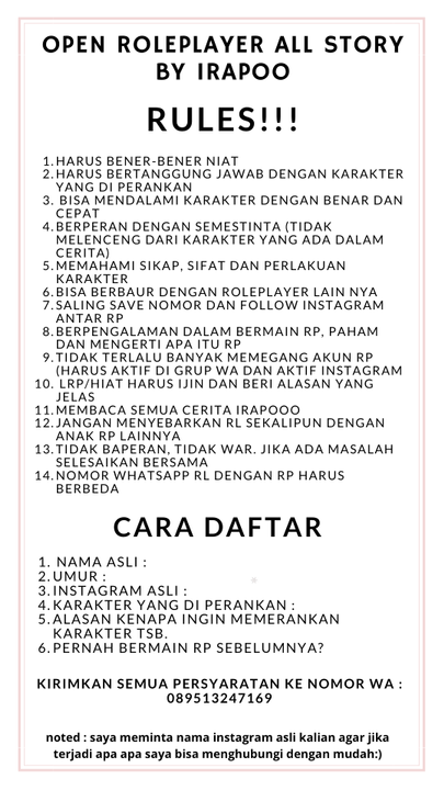Detail Contoh List Rp Wa Nomer 6