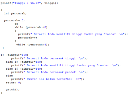 Detail Contoh Listing Program Nomer 2