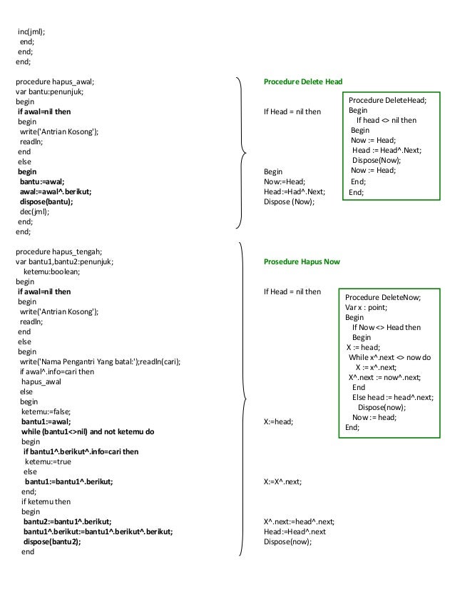 Detail Contoh Listing Program Nomer 35