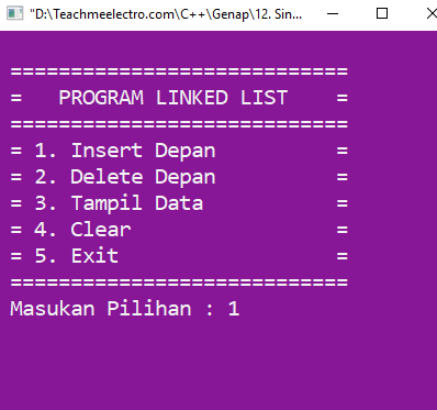 Detail Contoh Listing Program Nomer 46