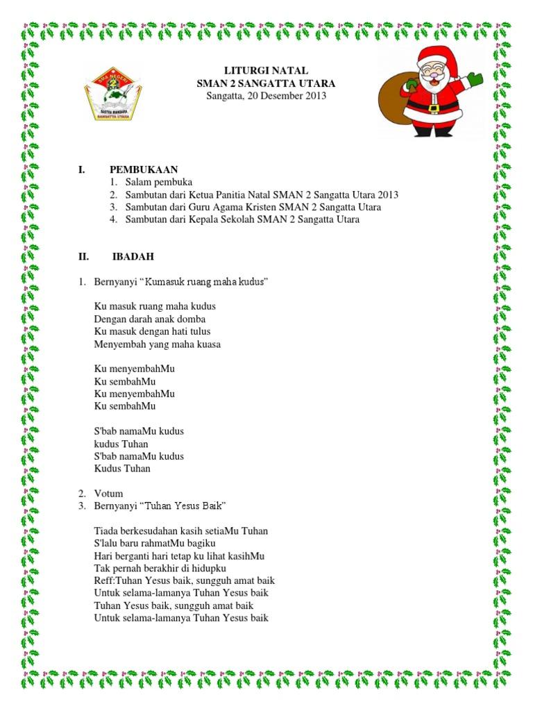 Detail Contoh Liturgi Natal Nomer 36