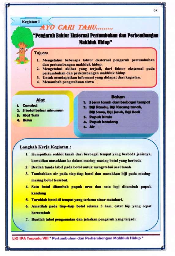 Detail Contoh Lkpd Ipa Smp Kurikulum 2013 Nomer 32