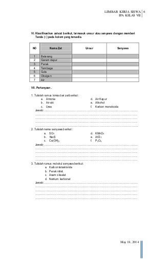 Detail Contoh Lkpd Ipa Smp Kurikulum 2013 Nomer 43