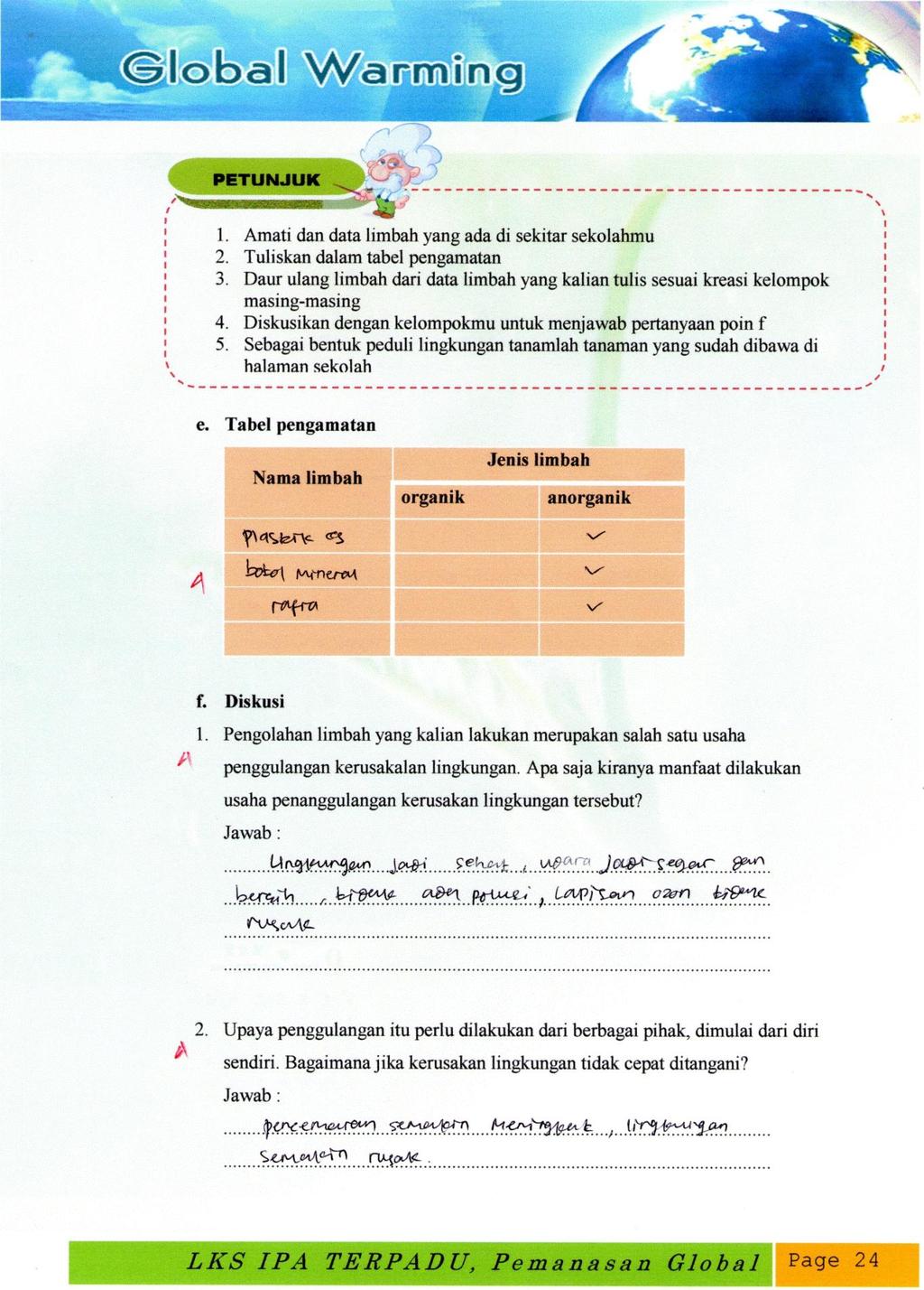 Detail Contoh Lkpd Ipa Smp Kurikulum 2013 Nomer 44