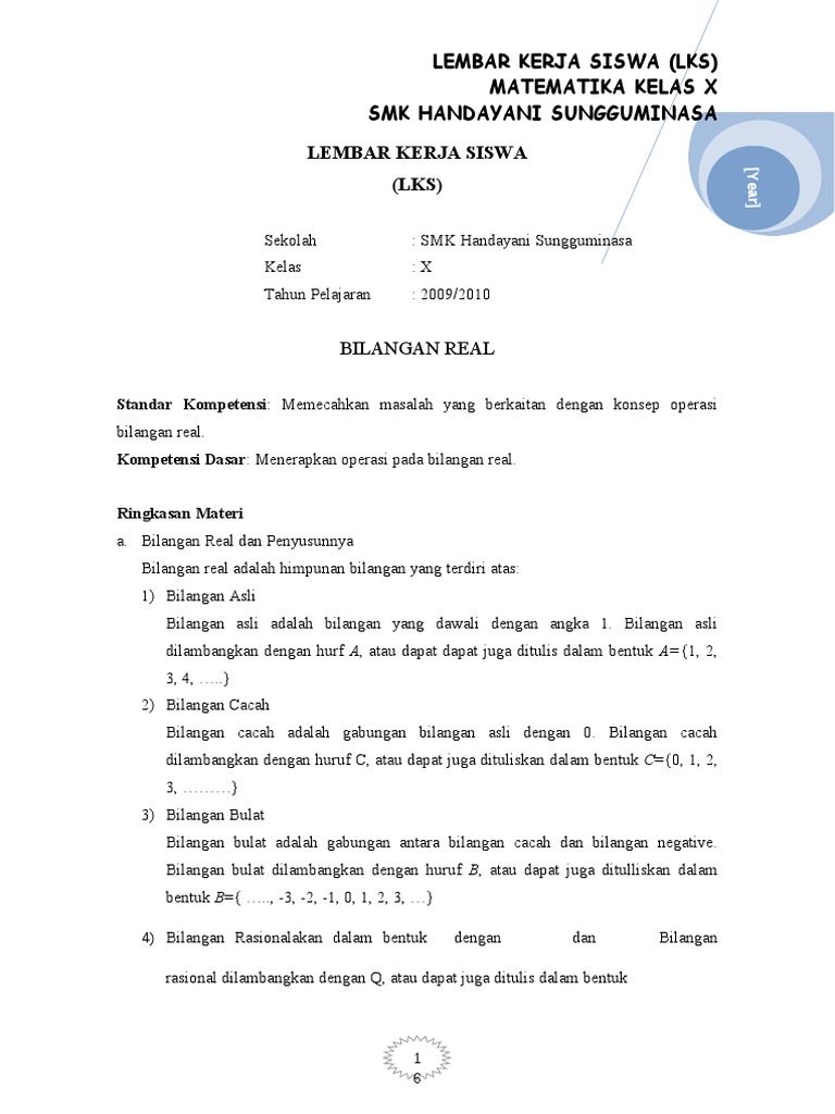 Download Contoh Lks Matematika Nomer 5