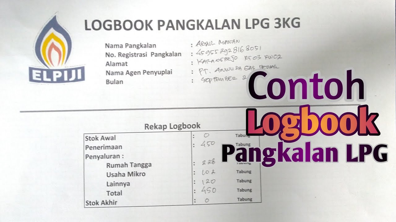 Detail Contoh Log Book Nomer 31