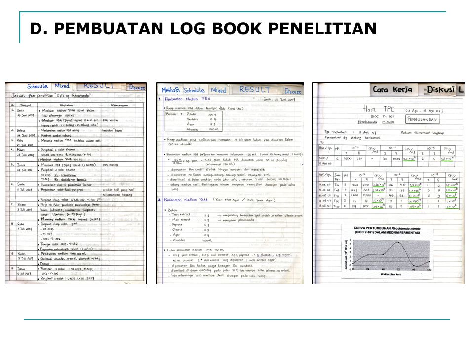 Detail Contoh Logbook Penelitian Nomer 23