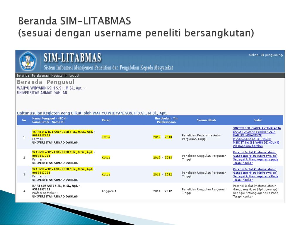 Detail Contoh Logbook Penelitian Nomer 24